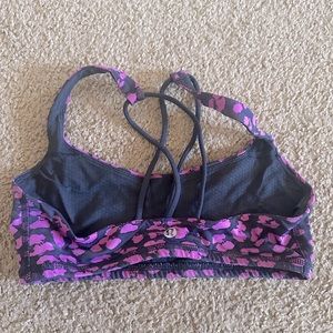 lululemon Free To Be Bra 4 Mini Cherry Cheetah Ultra Violet Naval Blue